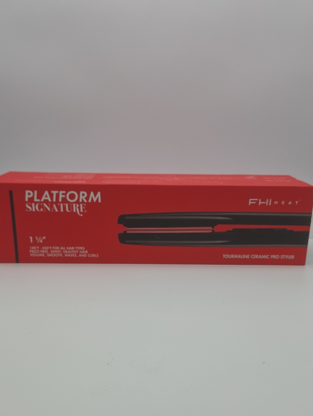 Signature Platform 1¼" Tourmaline Ceramic Pro Styler - Red